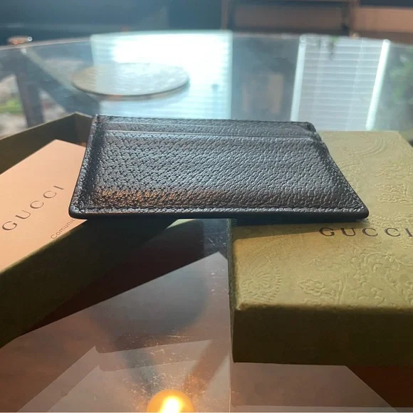 **SOLD** Gucci Animalier Leather Card Case - 100% Authentic - Picture 2 of 5